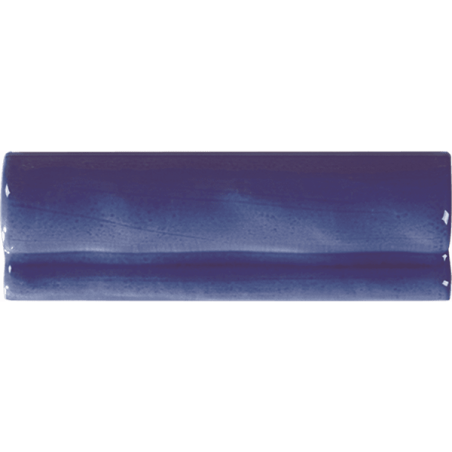 Moldura Antic bleu brillant 5X15 cm carrelage Effet Traditionnel