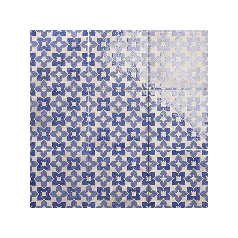 Soul bleu Meraki mat 20X20 cm carrelage Effet Pierre