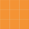 Chroma orange brillant 20X20 cm carrelage Effet Blanc & noir