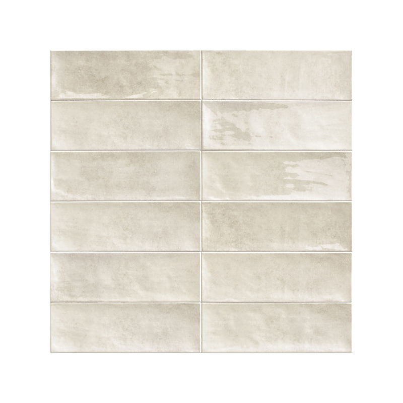 Cinque terre blanc brillant 10X30 cm carrelage Effet Monocouleur