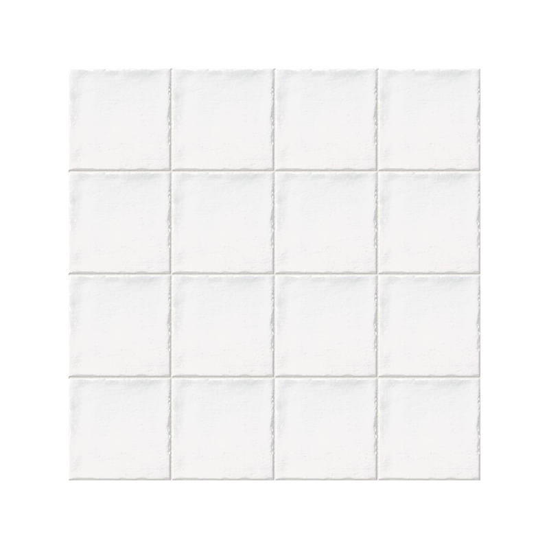 Antic blanc brillant 15X15 cm carrelage Effet Monocouleur