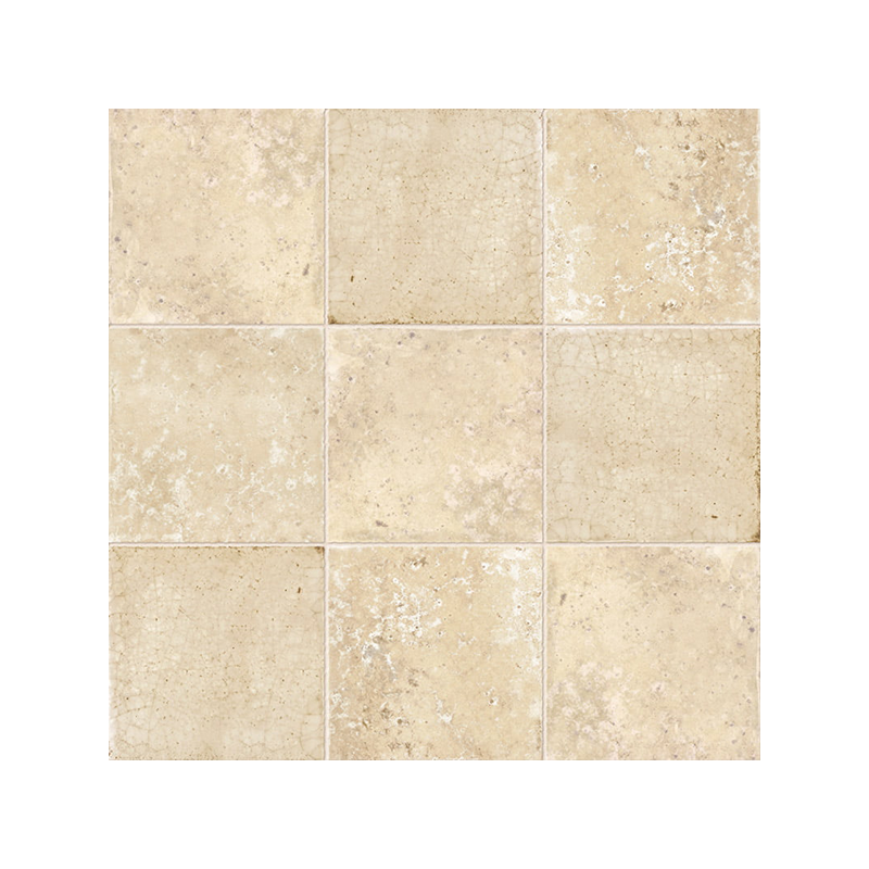 Milano crème brillant 20X20 cm carrelage Effet Pierre