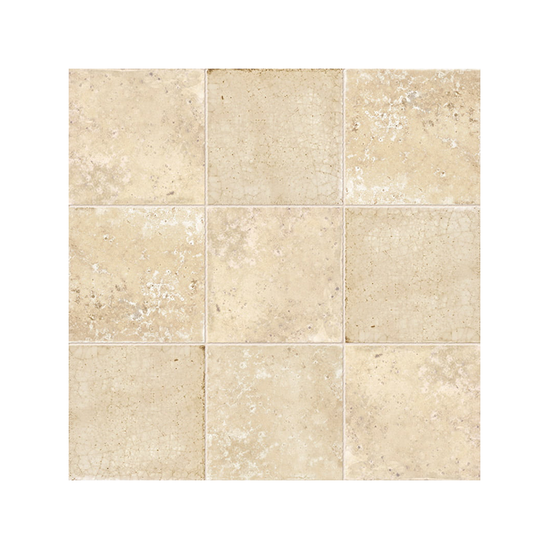 Milano crème satiné 20X20 cm carrelage Effet Traditionnel