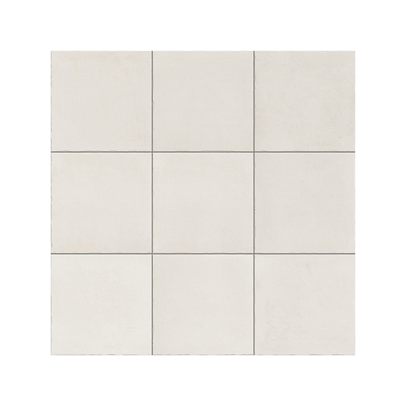 Nostalgy blanc mat 20X20 cm carrelage Effet Traditionnel
