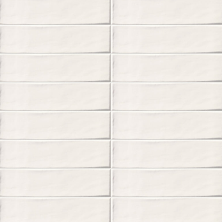 Settecento rustique blanc mat 7,5X30 cm carrelage Effet 3D volume