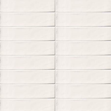 Settecento rustique blanc mat 7,5X30 cm carrelage Effet Blanc & noir