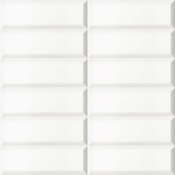 Solid white bissel blanc mat 10X30 cm carrelage Effet Monocouleur