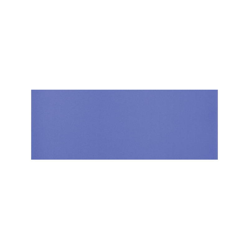 Rodapie Victorian bleu satiné 7X20 cm carrelage Effet Blanc & noir