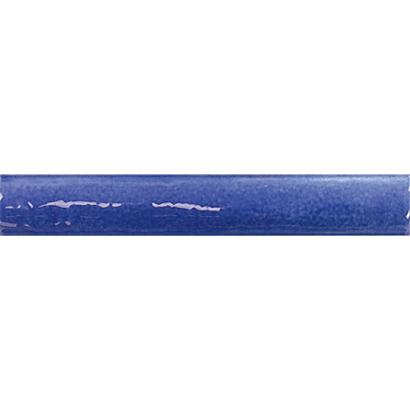 Torelo Vitta bleu brillant 3X20 cm carrelage Effet Traditionnel