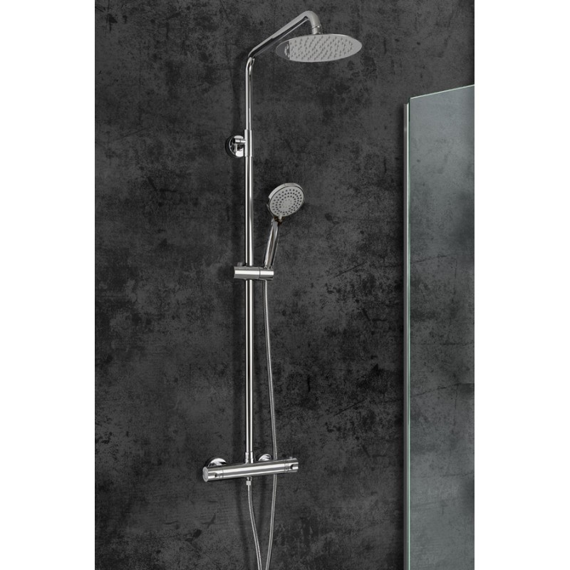 Imex thermostatische douche set Bled serie in chroom kleur