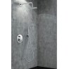 Imex ensemble de douche à levier unique encastré chrome série belize