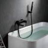 Imex robinets de bain et douche monocommande série Sweden coloris noir mat