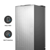 Samsung combined fridge 360L black