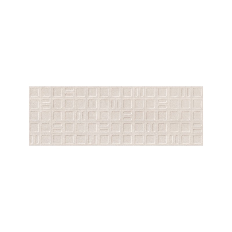 Gravel Square Crème 40X120 cm carrelage Effet Ciment
