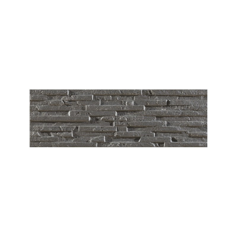 Stoneworks zwart 17X52 cm tegels met steeneffect