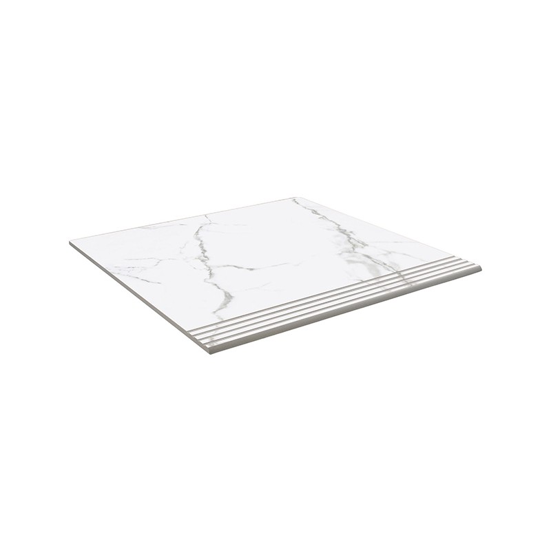 Pel-C.Romo Iceberg NPLUS Blanc Brillant 45X90 cm carrelage Effet Marbre