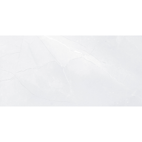 Pulpis NPLUS Blanc Brillant 60X120 cm carrelage Effet Marbre