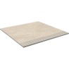 Peldaño Canto Romo Lord Marfil Mat 37.5X75 cm carrelage Effet Marbre