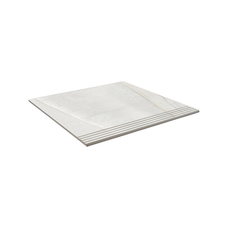 Peldaño Tecnico Velvet Blanc Mat 37.5X75 cm carrelage Effet Pierre