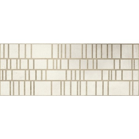 Elements Shoji Blanc Mat 45X120 cm carrelage effet Pierre