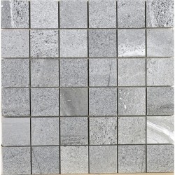 Velvet NPLUS Gris Brillant 30X30 cm mosaic Effet Pierre