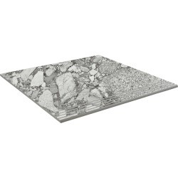 Pel-C.Romo Stone River Blanc Mat 29X59 cm carrelage Effet Pierre