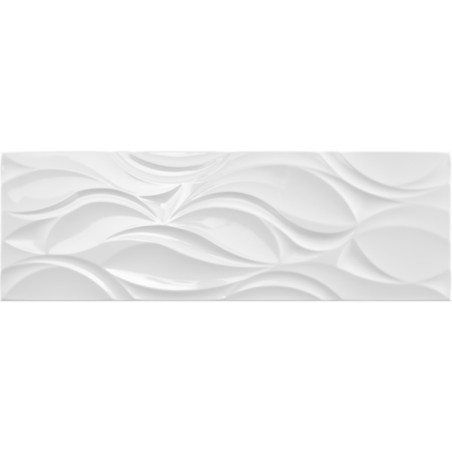 Narval White Brillo 30X90 cm carrelage Effet Blanc - Argenta