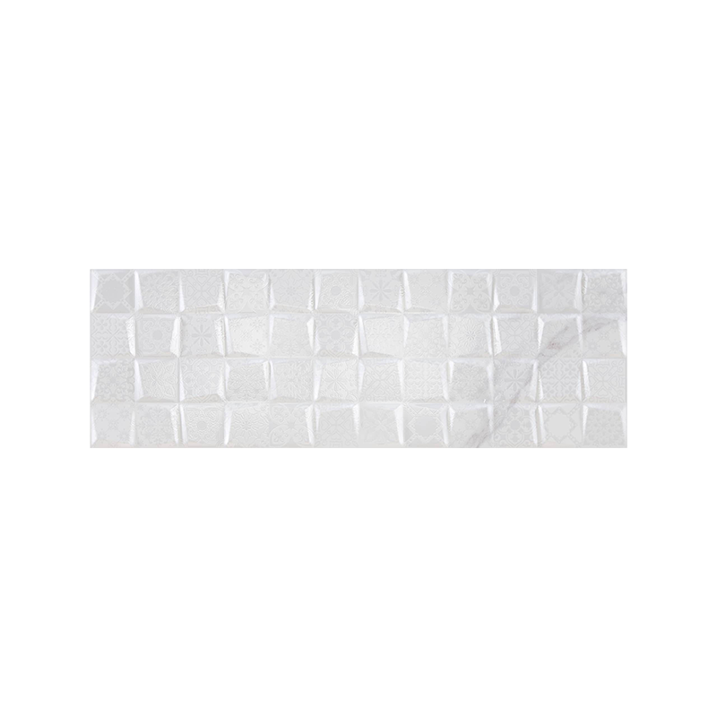 Palatina Decor blanc brillant 30X90 cm carrelage Effet Marbre