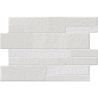 Bude blanc mat 34X50 cm carrelage Effet Pierre