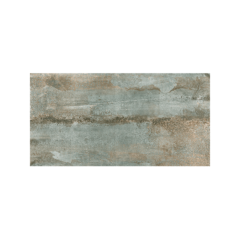 Oxyde turquoise mat 60X120 cm carrelage Effet Oxyde