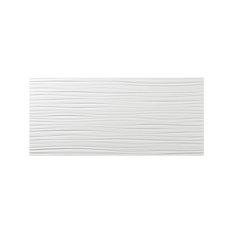 Rlv Noon blanc mat 36X80 cm carrelage Effet Monocouleur