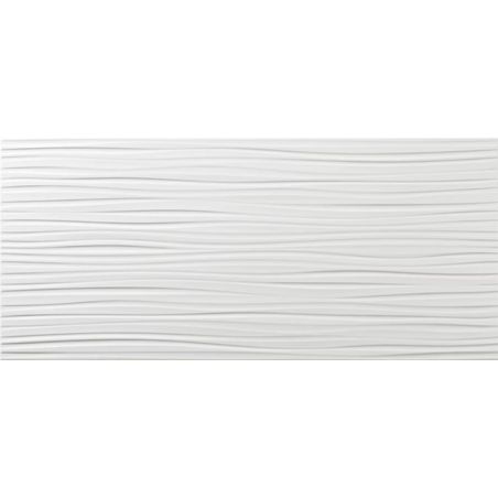 Rlv Noon blanc mat 36X80 cm carrelage Effet Monocouleur