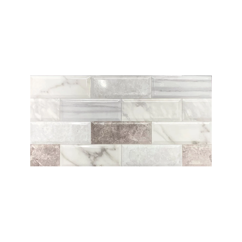 Marblebrick blanc mat 25X50 cm carrelage Effet Marbre