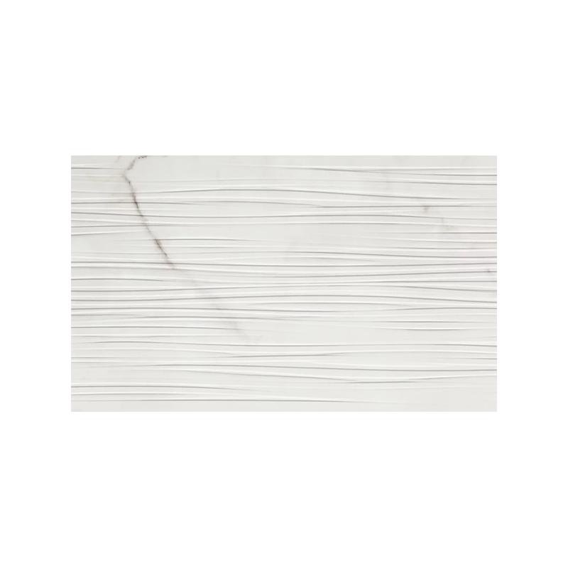 Rlv linee blanc brillant 33X55 cm carrelage Effet Marbre