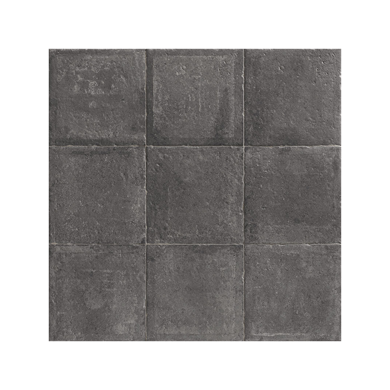 Norland noir mat 20X20 cm carrelage Effet Ciment