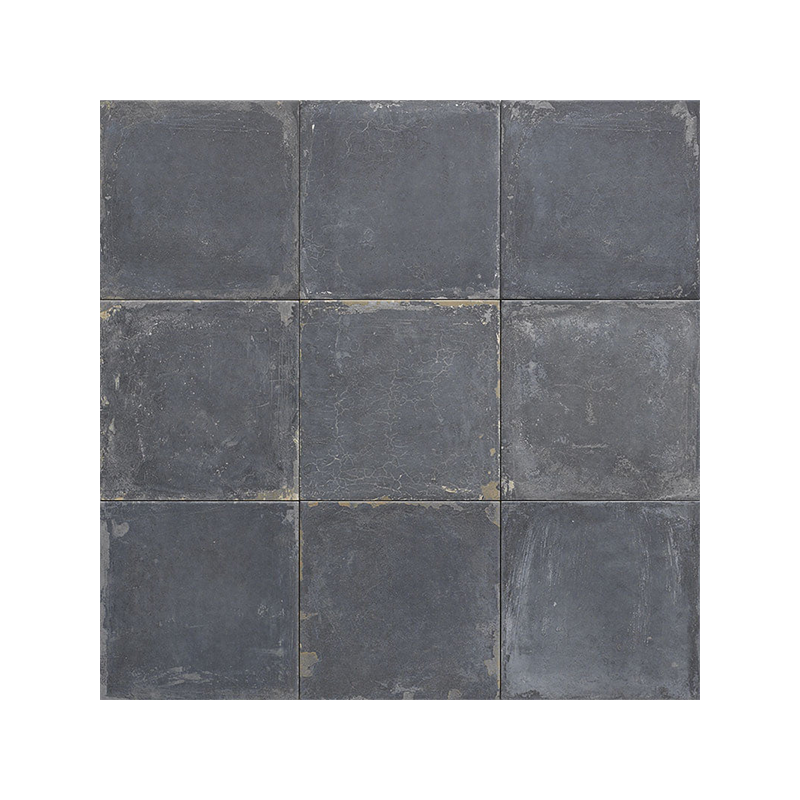 Scudo bleu mat 20X20 cm carrelage Effet Ciment