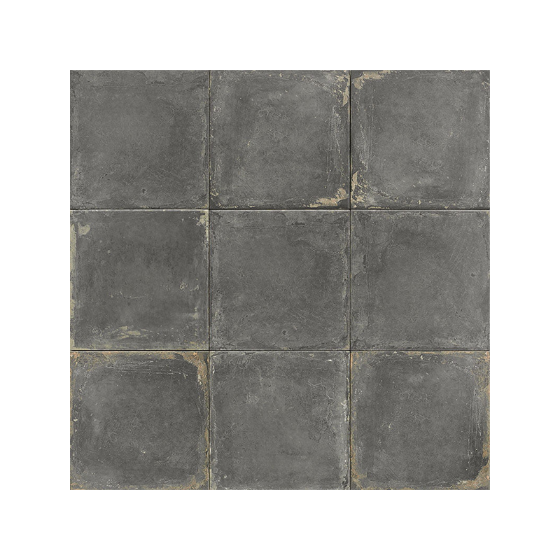 Scudo noir mat 20X20 cm carrelage Effet Ciment