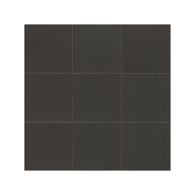 Riga noir mat 20X20 cm carrelage Effet Ciment